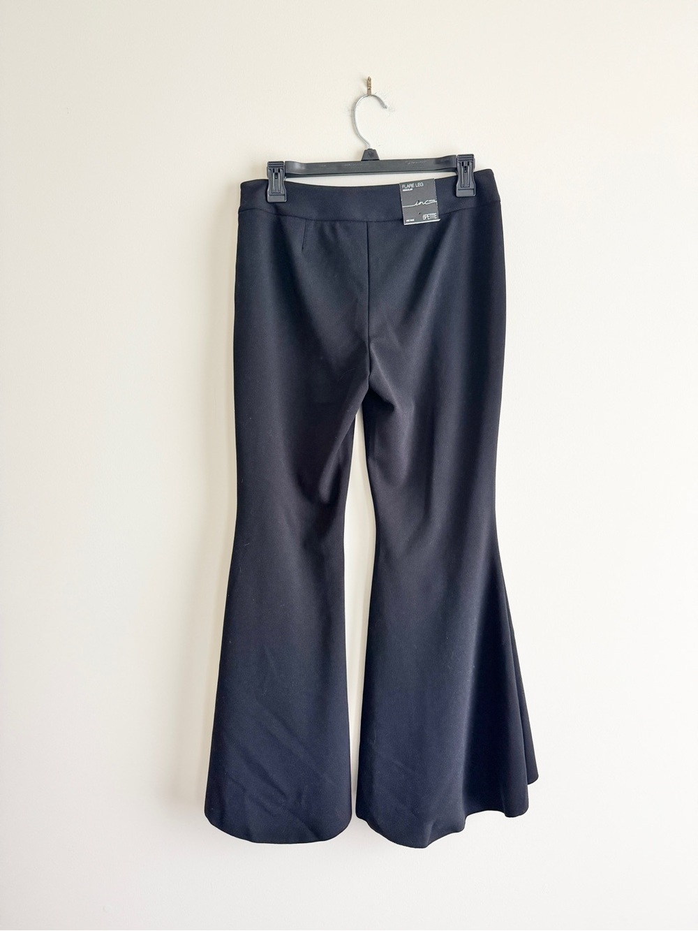 Classic Vintage International Concepts Flare Pants Black Size 6 Petite NWT - Picture 4 of 10